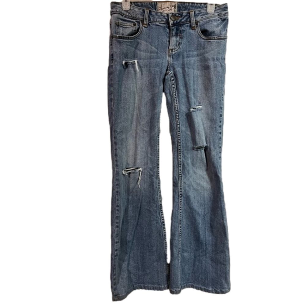 American Rag Cie Super Flare Low Rise Jeans 5R